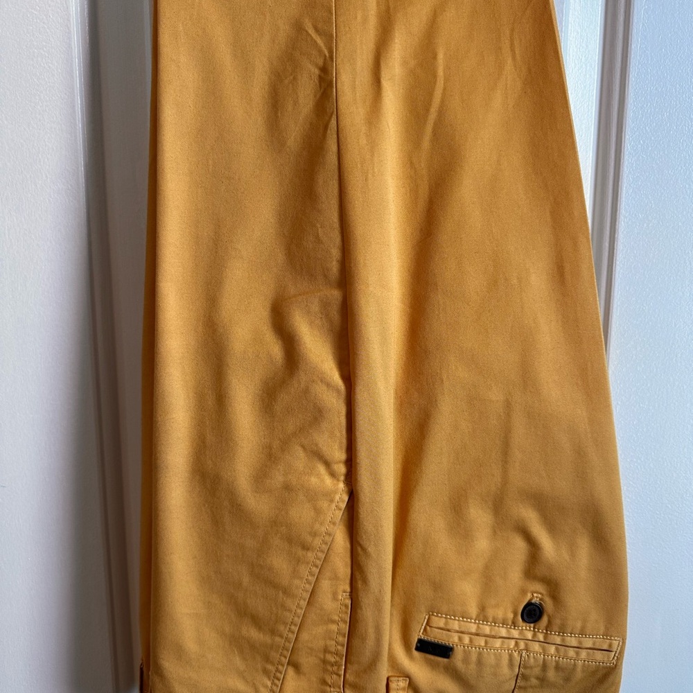 Armani Exchange Yellow Men's Pants